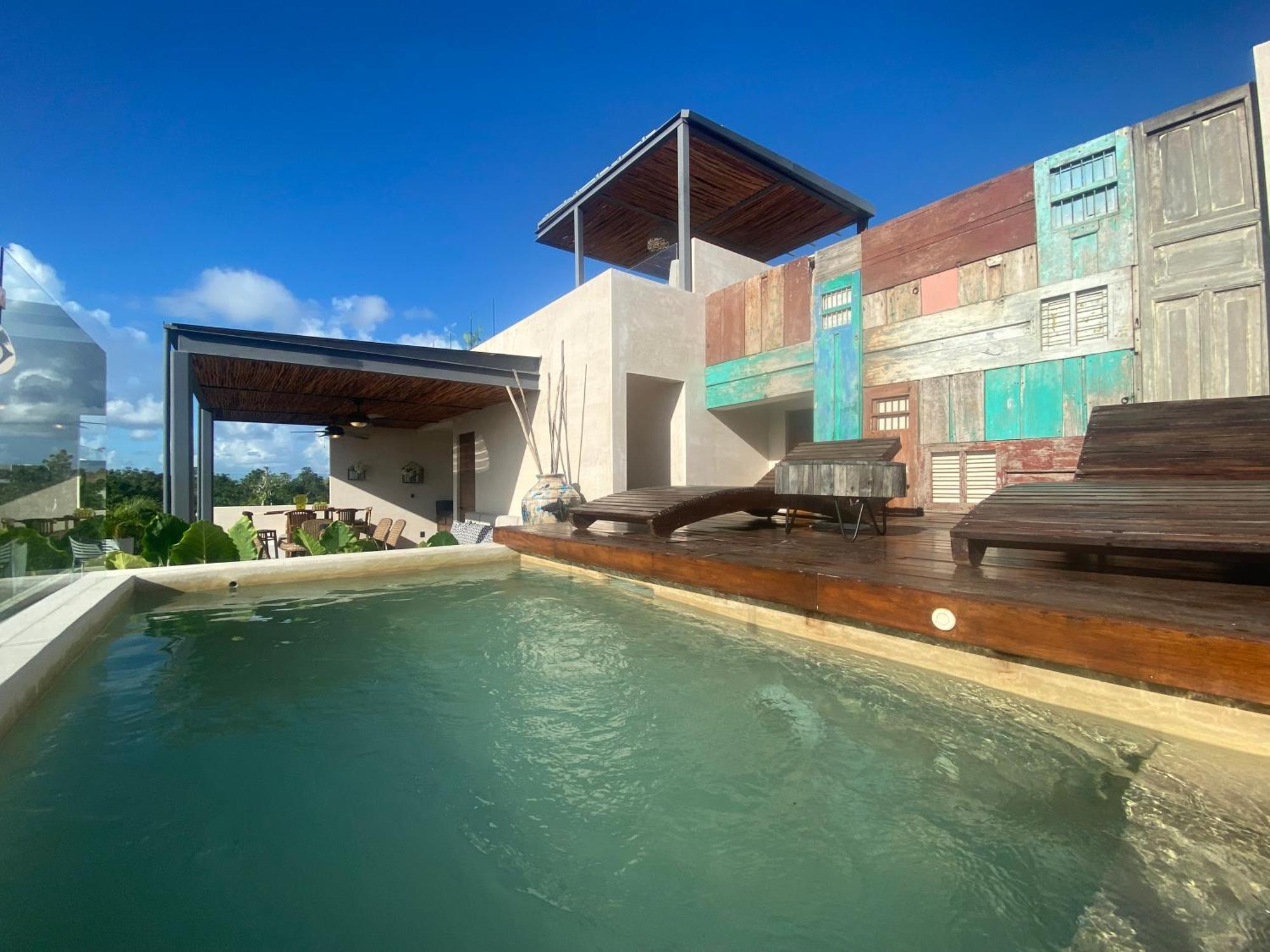 Apartamento Kataleya Tulum: Luxury Jungle Penthouse With Private Pool